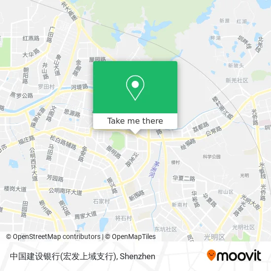 中国建设银行(宏发上域支行) map