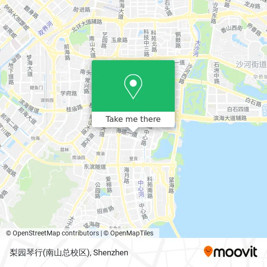 梨园琴行(南山总校区) map
