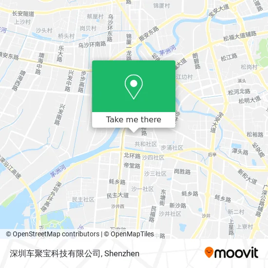深圳车聚宝科技有限公司 map