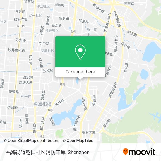 福海街道稔田社区消防车库 map