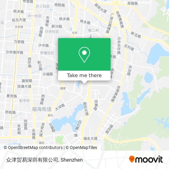 众津贸易深圳有限公司 map