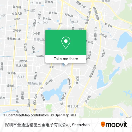 深圳市金通达精密五金电子有限公司 map