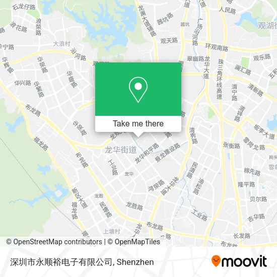 深圳市永顺裕电子有限公司 map