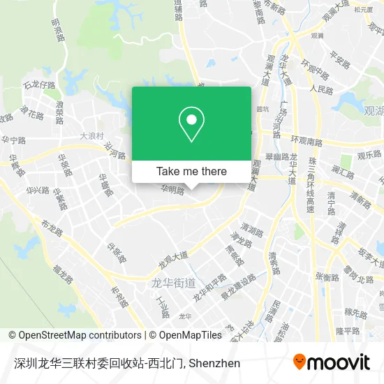 深圳龙华三联村委回收站-西北门 map