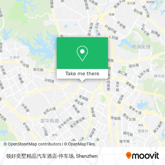 领好奕墅精品汽车酒店-停车场 map