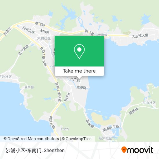 沙浦小区-东南门 map