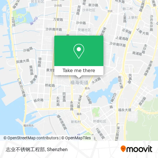 志业不锈钢工程部 map