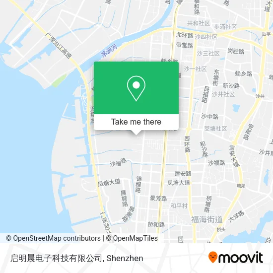 启明晨电子科技有限公司 map