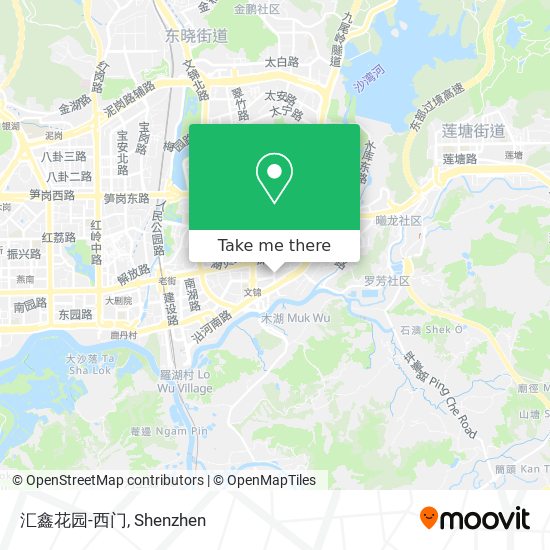 汇鑫花园-西门 map