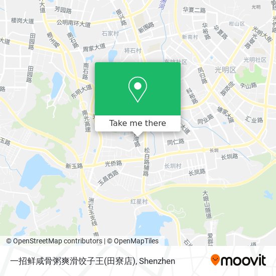一招鲜咸骨粥爽滑饺子王(田寮店) map