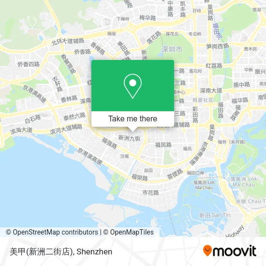 美甲(新洲二街店) map