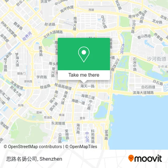 思路名扬公司 map