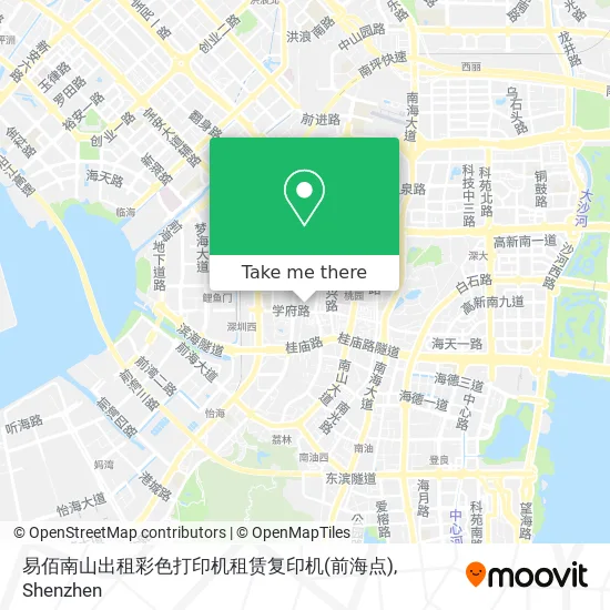 易佰南山出租彩色打印机租赁复印机(前海点) map