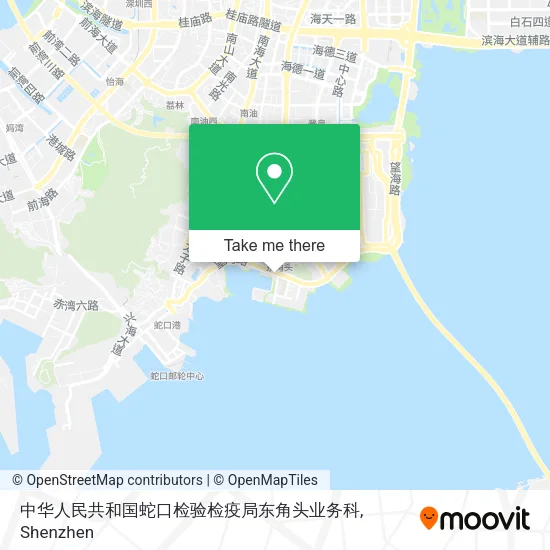 中华人民共和国蛇口检验检疫局东角头业务科 map
