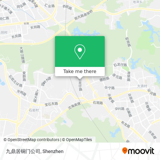 九鼎居铜门公司 map