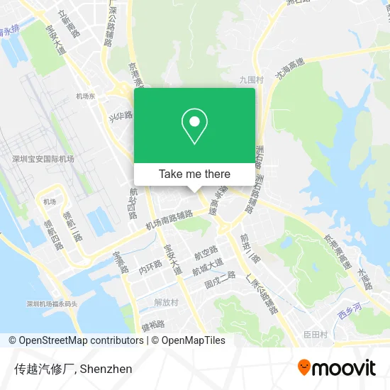传越汽修厂 map
