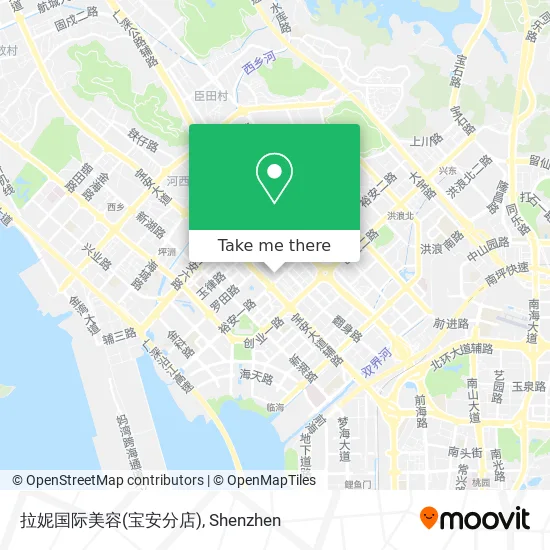 拉妮国际美容(宝安分店) map
