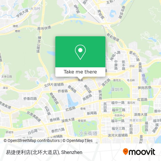 易捷便利店(北环大道店) map