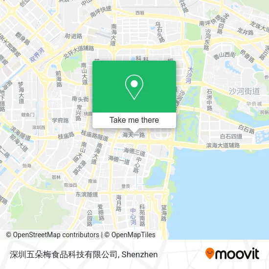 深圳五朵梅食品科技有限公司 map