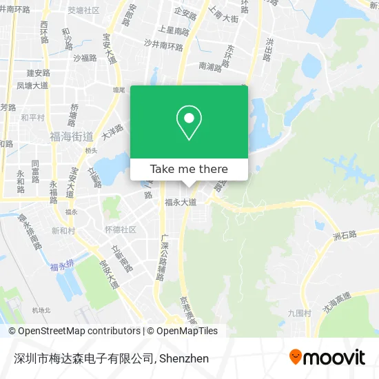深圳市梅达森电子有限公司 map
