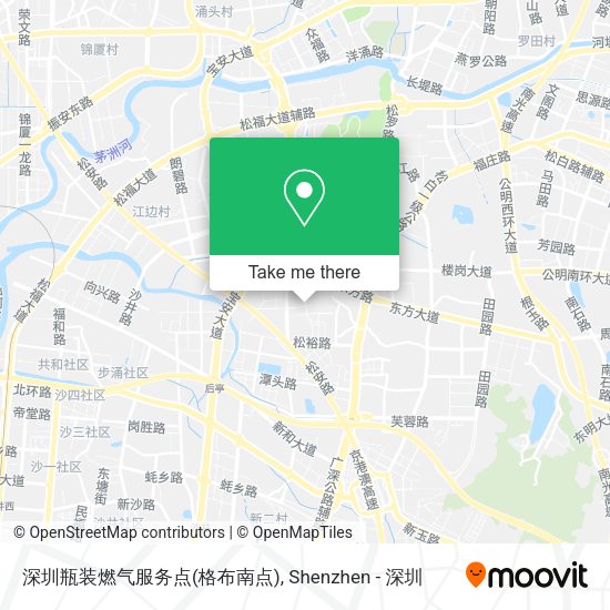 深圳瓶装燃气服务点(格布南点) map