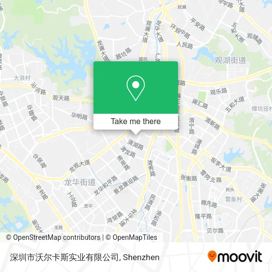 深圳市沃尔卡斯实业有限公司 map