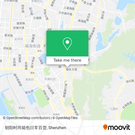 朝阳时尚箱包日常百货 map