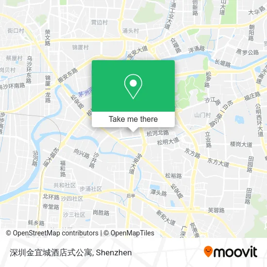 深圳金宜城酒店式公寓 map