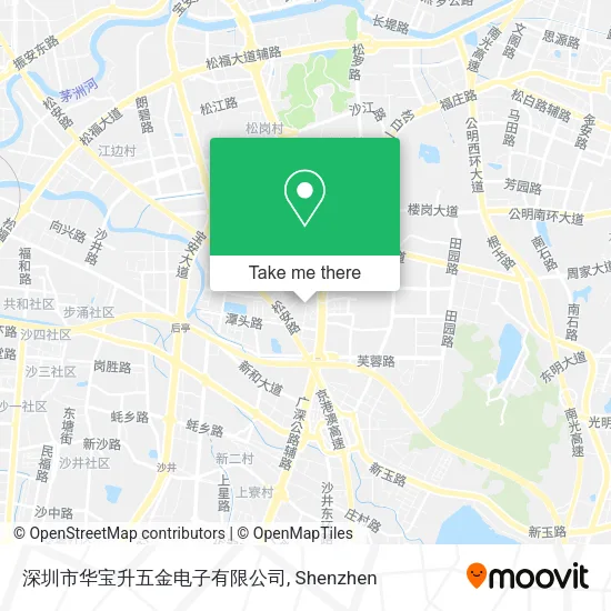 深圳市华宝升五金电子有限公司 map