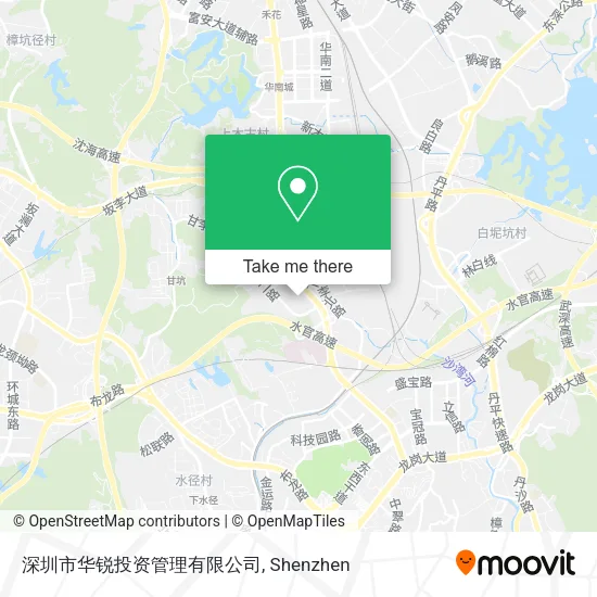 深圳市华锐投资管理有限公司 map