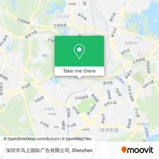 深圳市马上国际广告有限公司 map