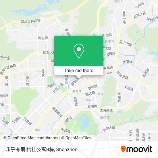 乐乎有朋·桔社公寓B栋 map