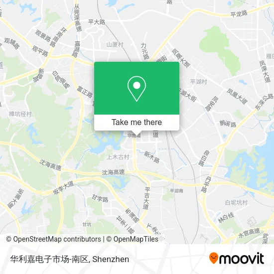 华利嘉电子市场-南区 map