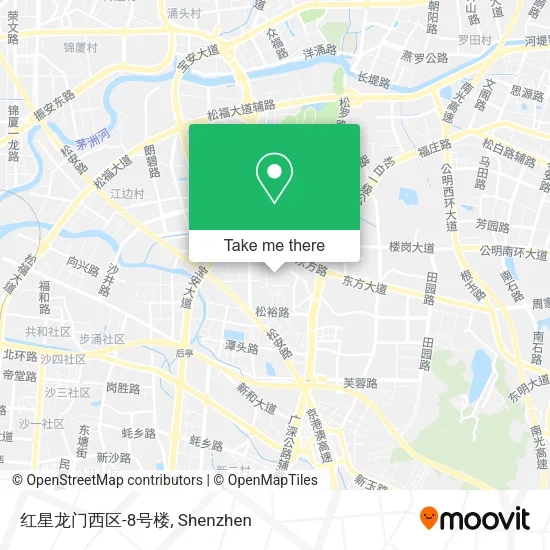 红星龙门西区-8号楼 map