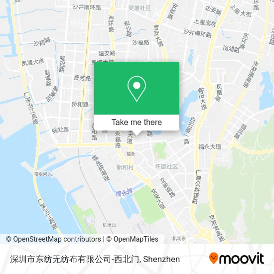 深圳市东纺无纺布有限公司-西北门 map