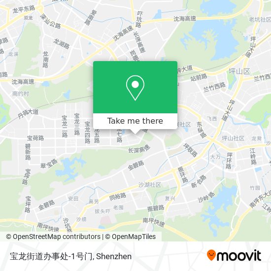 宝龙街道办事处-1号门 map