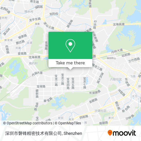 深圳市磐锋精密技术有限公司 map