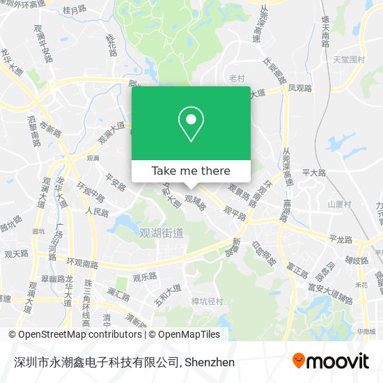 深圳市永潮鑫电子科技有限公司 map