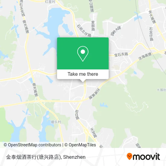 金泰烟酒茶行(塘兴路店) map