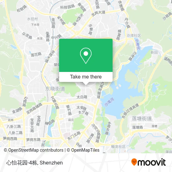 心怡花园-4栋 map