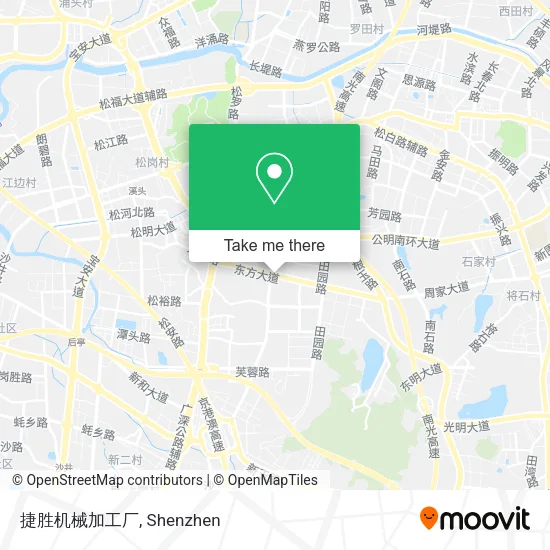 捷胜机械加工厂 map