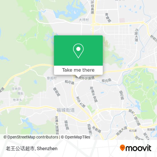 老王公话超市 map