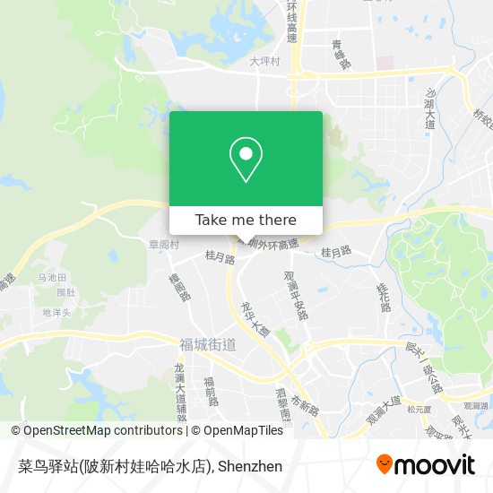 菜鸟驿站(陂新村娃哈哈水店) map