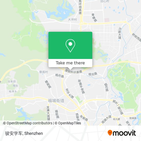 骏安学车 map