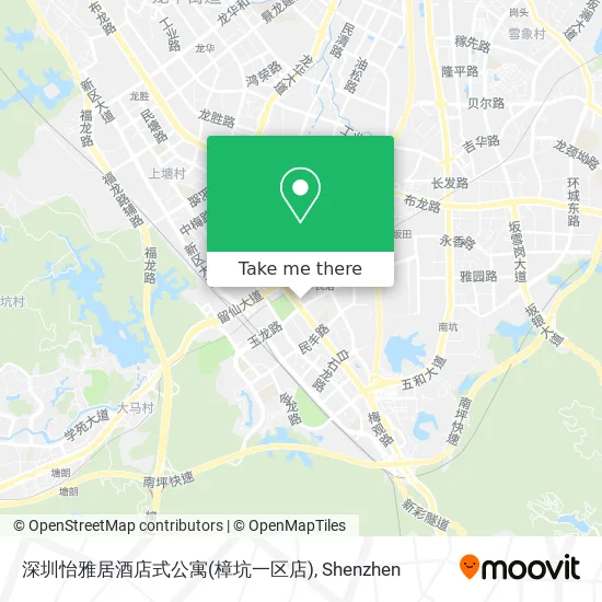 深圳怡雅居酒店式公寓(樟坑一区店) map