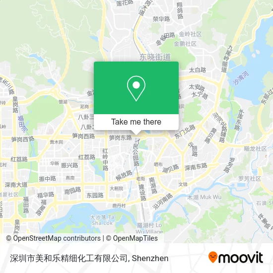 深圳市美和乐精细化工有限公司 map