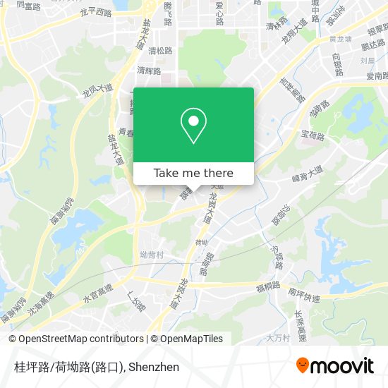 桂坪路/荷坳路(路口) map
