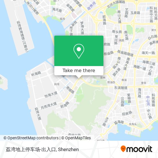 荔湾地上停车场-出入口 map
