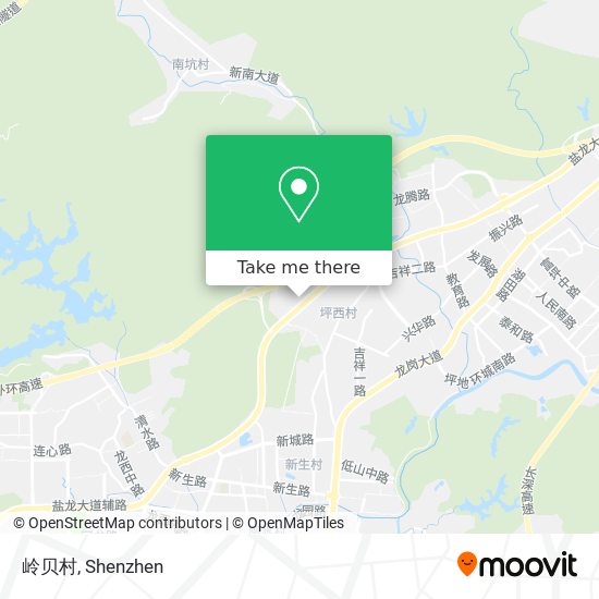 岭贝村 map