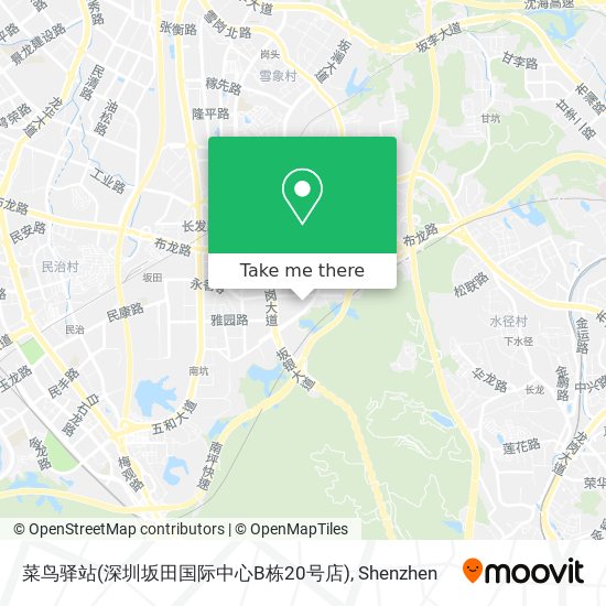 菜鸟驿站(深圳坂田国际中心B栋20号店) map